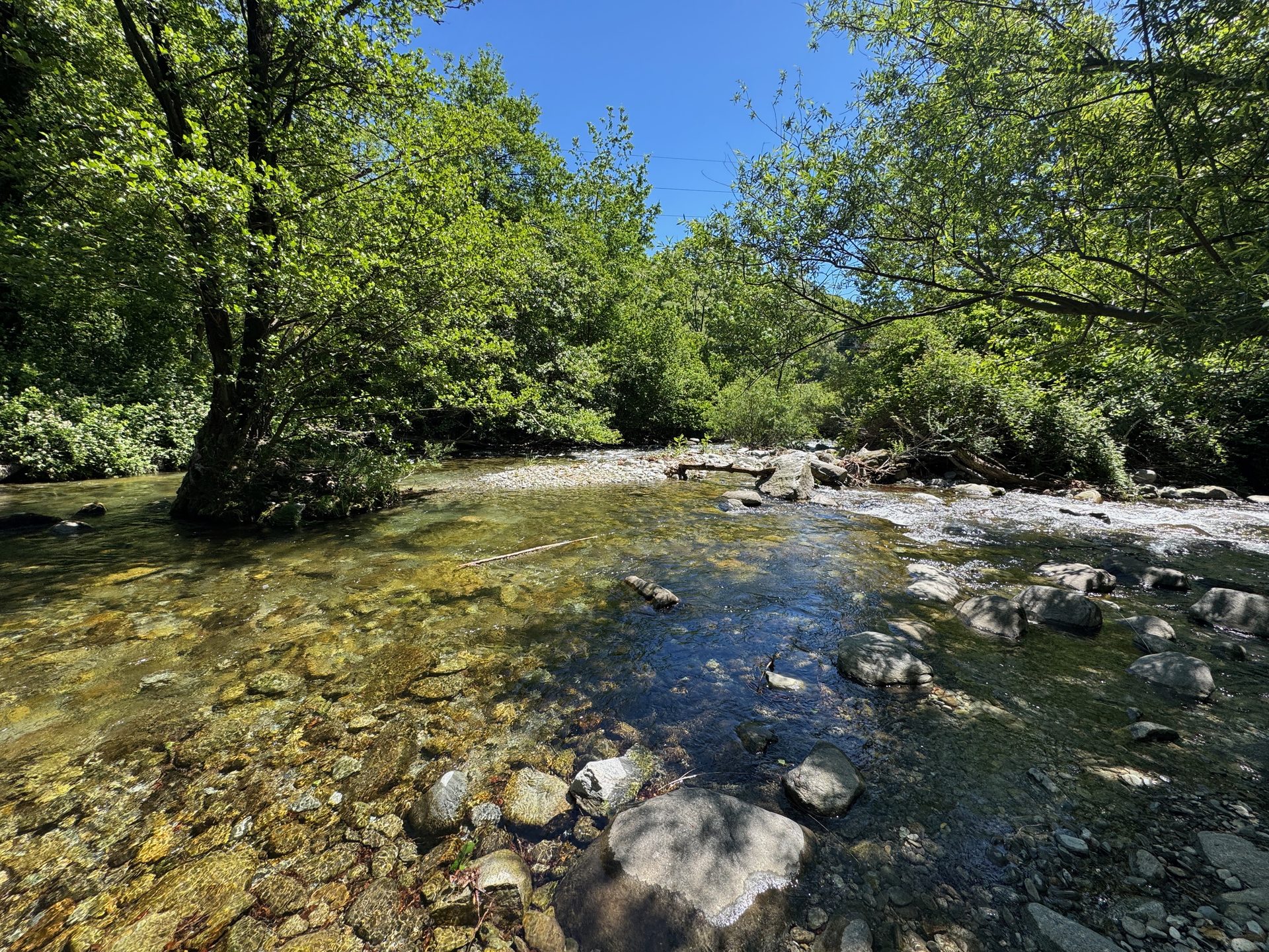 Fluss Vedeggio – Picknickplatz am Wasser